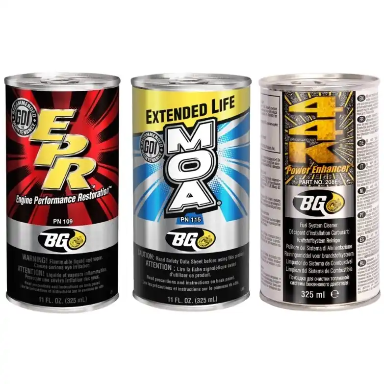 Originální Sada pro dekarbonizaci motoru BENZÍN BG BG6577K, 3x 325 ml