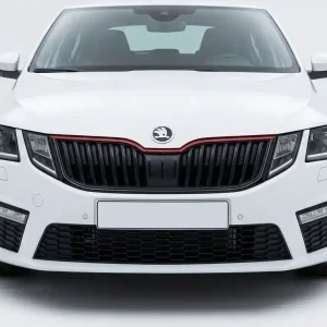 Červená lišta na přední masku Škoda Octavia III Facelift (2017 - 2020) MILOTEC Zlevněný