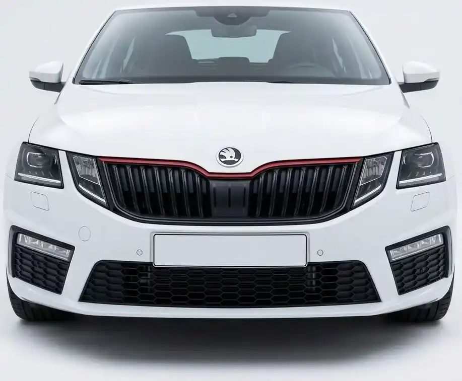 Červená lišta na přední masku Škoda Octavia III Facelift (2017 - 2020) MILOTEC Zlevněný