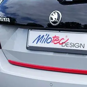Rychlé Dodání Lišta na hranu pátých dveří Škoda Rapid Liftback (2012 - 2019) MILOTEC 3D RED SPORT