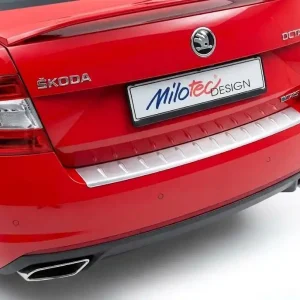 Novinka Kryt prahu pátých dveří Škoda Octavia III RS Liftback (2013 - 2019) stříbrný MILOTEC