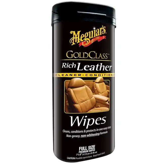 Poslední Šance Čistící ubrousky na kůži Meguiars Gold Class Rich Leather Wipes (30 ks)