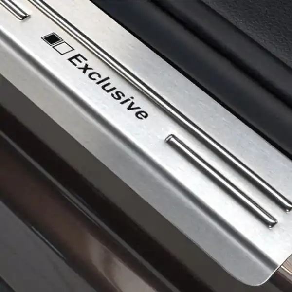 Prahové nerezové lišty Seat Alhambra II (2010 - 2015) - matné - Avisa Sleva