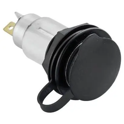 Víkendová Akce Vestavná vodotěsná zásuvka do auta LAMPA EXT-10, 12-24V