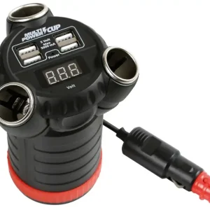 Roztrojka autozásuvky do auta s USB a voltmetrem LAMPA MULTI POWER CUP Koupit Online