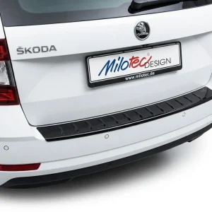 Plastový kryt prahu zadních dveří Škoda Octavia III Combi Facelift (2017 - 2020) černý MILOTEC Speciální Cena