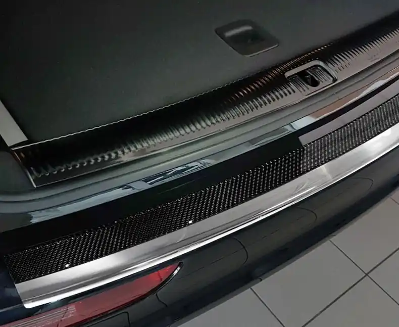 Nejlepší Volba Nerezový kryt prahu zadních dveří Audi Q5 (2008 - 2016) - BLACK CARBON - Avisa