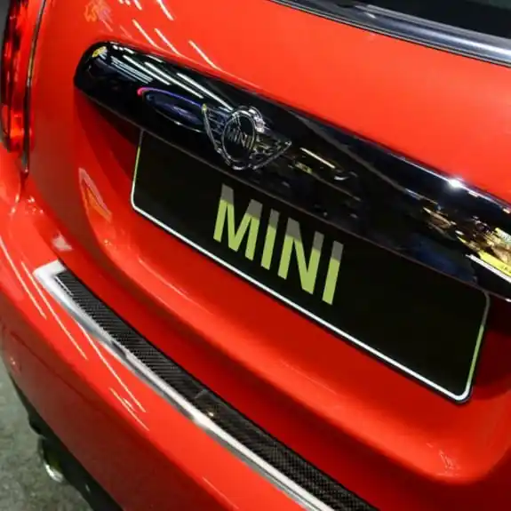 Jen Po Omezenou Doba Nerezový kryt prahu zadních dveří Mini III One Cooper F56 (2013 - 2024) karbon - Avisa 2/44012