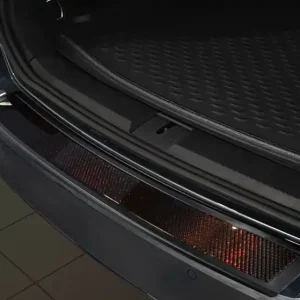 Nerezový kryt prahu zadních dveří Volkswagen Passat B8 Combi (od roku 2014>) - RED CARBON - Avisa Autentický