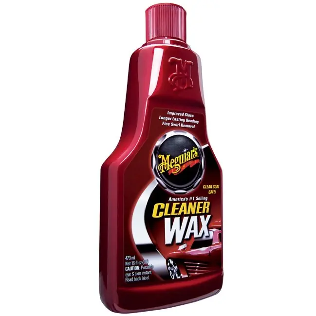 Nejlepší Volba Tekutá, lehce abrazivní leštěnka s voskem Meguiars Cleaner Wax Liquid, 473ml