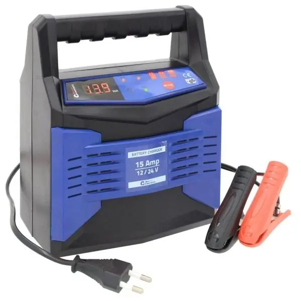 Digitální nabíječka akumulátoru 15Amp - 12V / 24V - Compass Cenově Výhodný