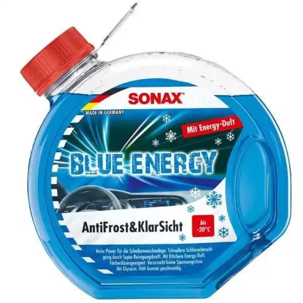 Zimní kapalina do ostřikovačů Sonax Blue Energy (-20°C) - 3 litry Výprodej