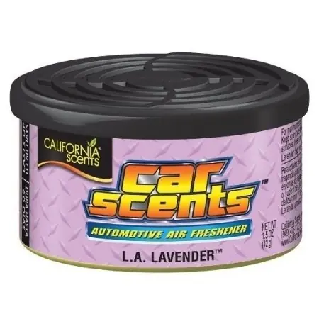 Vůně do auta, plechovka CALIFORNIA CAR SCENTS, levandule L.A. Lavender Vrácení Zdarma