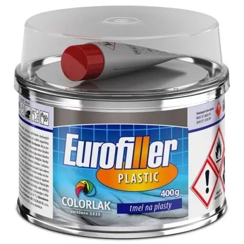Nová Kolekce Dvousložkový tmel na plasty Eurofiller Plastic (250 g)