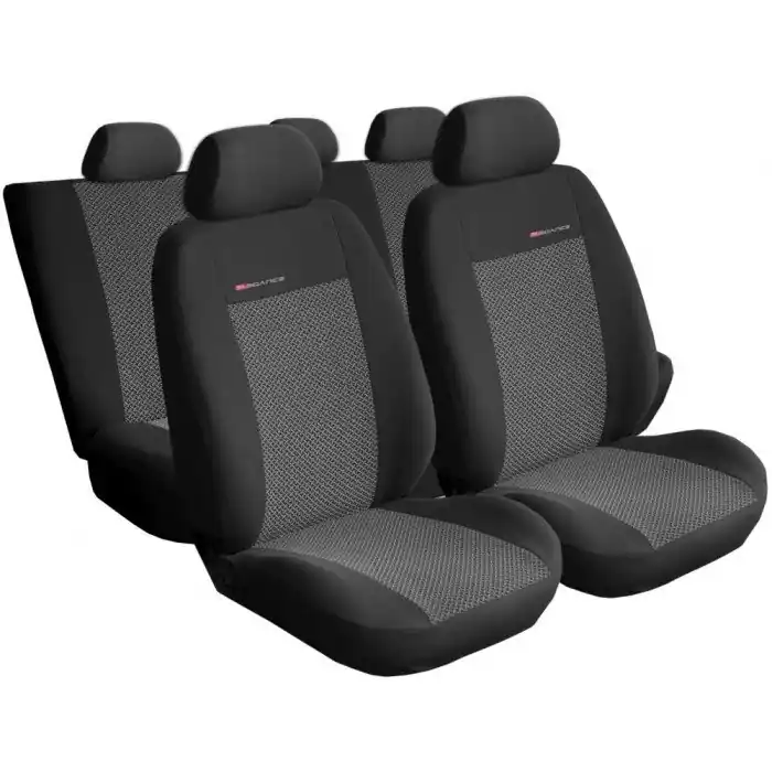 Autopotahy Nissan Navara III (2005 - 2015) - šedo / černé - Elegance Design - model 2 Nejlepší Volba