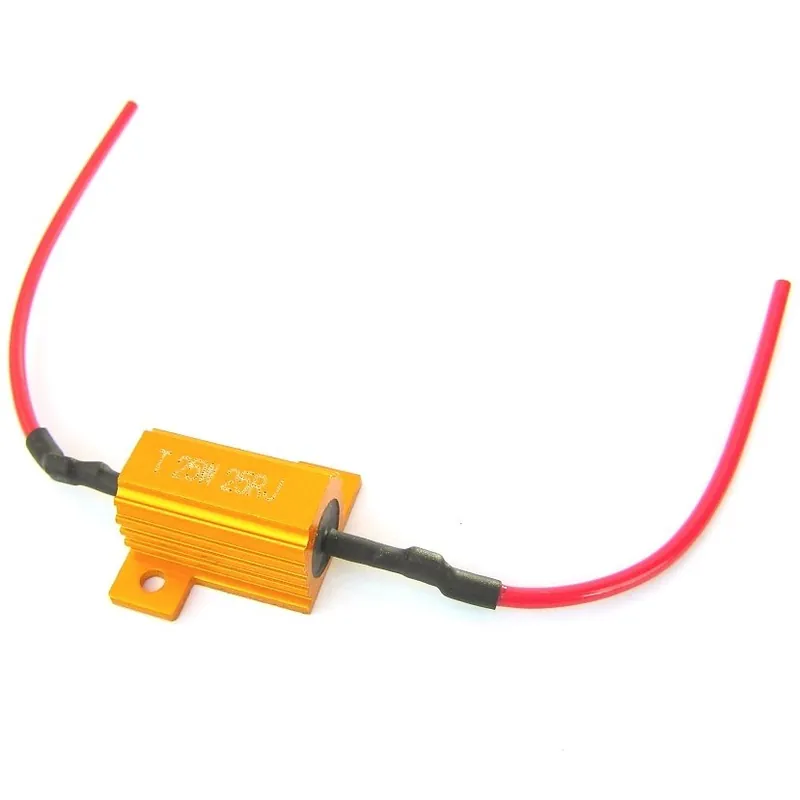 Rezistor pro žárovku 12V/10W 25 OHM v hliníkovém pouzdře Rychlé Dodání