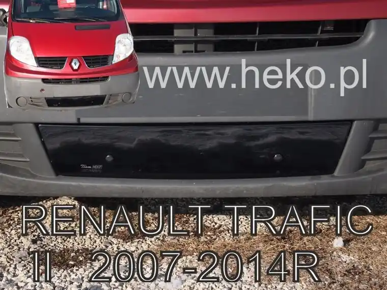 Pouze Dnes Zimní clona Renault Trafic II (2006 - 2014) do nárazníku - Heko