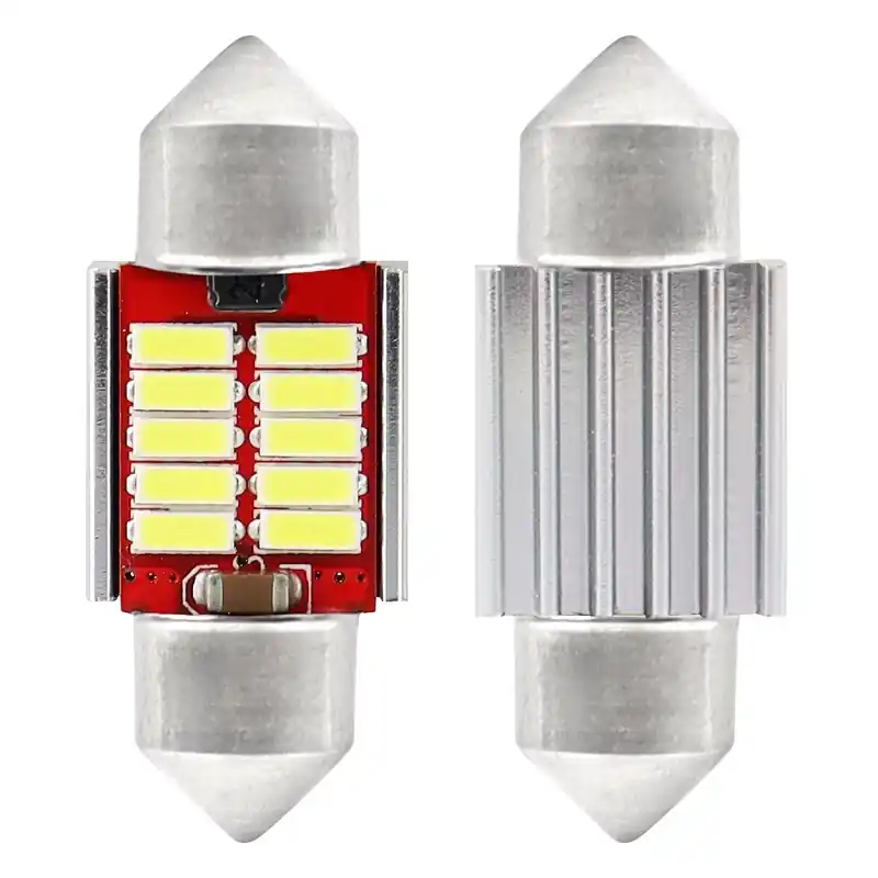 CAN-BUS LED sufitové žárovky 10 LED, 31 mm, bílé AMIO Nová Kolekce