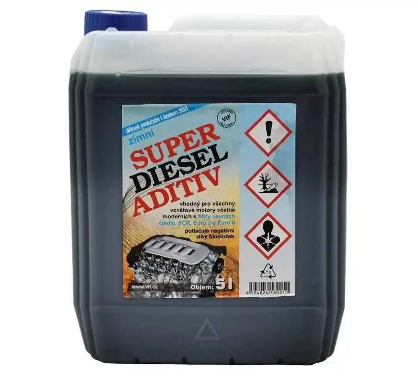 VIF super diesel aditiv, zimní aditivum do nafty, 5 litrů Rychlé Dodání