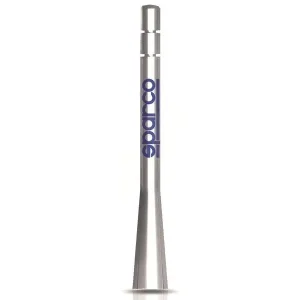 Vrácení Zdarma Anténní prut SPARCO M5 s redukcemi M4, M5 a M6, délka 12 cm, stříbrná