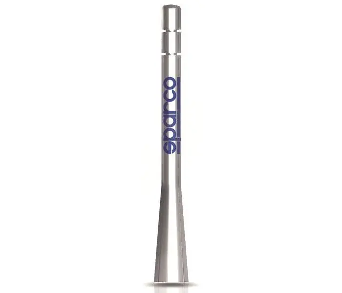 Vrácení Zdarma Anténní prut SPARCO M5 s redukcemi M4, M5 a M6, délka 12 cm, stříbrná