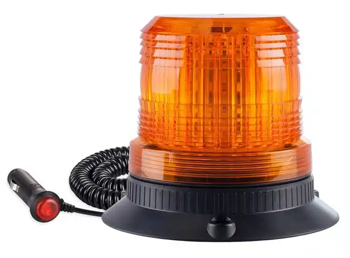 LED magnetický maják 12/24V, 40 LED, oranžový, E13 AMIO WAR14M Nejprodávanější