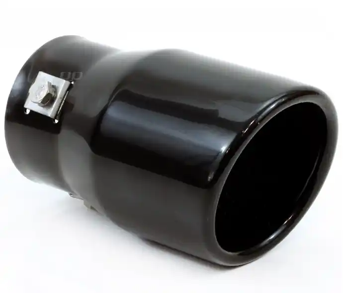 Výprodej Koncovka výfuku AMIO MT 017 BLACK, průměr 76 mm, kulatá
