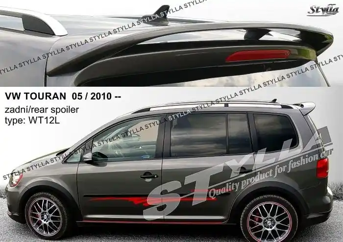 Střešní spoiler - stříška Volkswagen Touran I Facelift (2010 - 2015) - Stylla WT12L Autentický