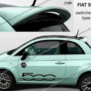 Akce Střešní spoiler - stříška Fiat 500 (2007 - 2024) - Stylla FI1L