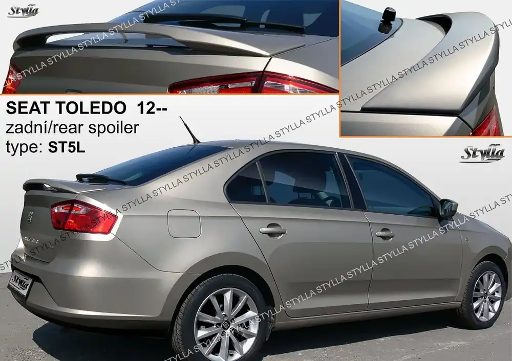 Ověřený Zadní spoiler kufru Seat Toledo IV (2012 - 2019) - Stylla ST5L