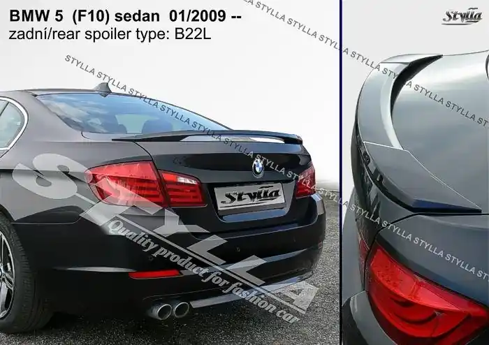 Zadní spoiler kufru BMW 5 F10 (2010 - 2017) - Stylla B22L Pouze Dnes