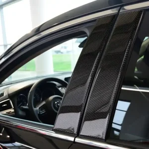 Must-Have Karbonové kryty dveřních sloupků Mazda 6 III (2012 - 2024) 4 a 5 dveřový model, originál karbon - Avisa