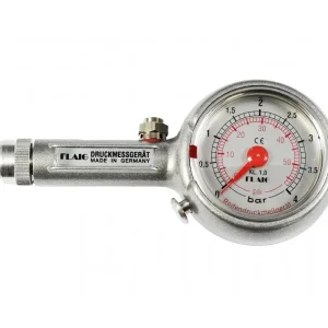 Certifikovaný profesionální pneuměřič FLAIG do 4 BAR - 45° s výpustným ventilem Must-Have