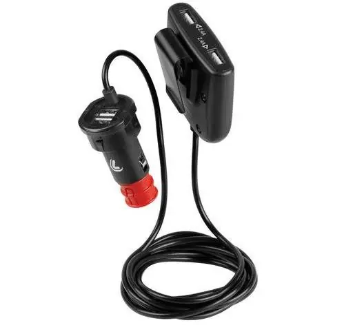 Sleva USB nabíječka LAMPA EXTENDER se 4 porty a prodlužovacím kabelem 12/24V 7800 mA