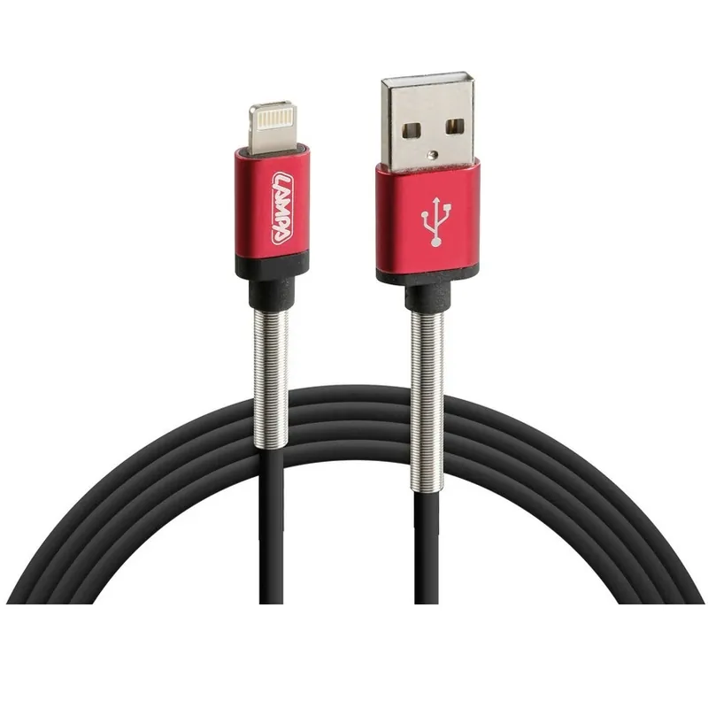 Nejprodávanější Datový kabel s konektorem USB-A Lightning, 1 m, LAMPA
