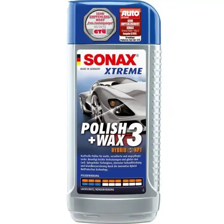 Leštěnka s voskem na staré laky SONAX XTREME POLISH + WAX 3 Hybrid NPT, 250 ml Top Prodej