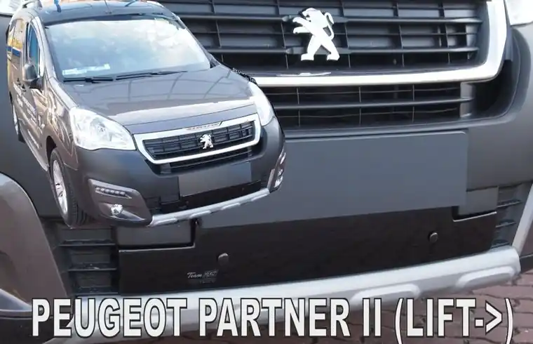 Zimní clona Peugeot Partner II Partner II Tepee Facelift (2015 - 2018) do nárazníku - Heko Sezónní Sleva