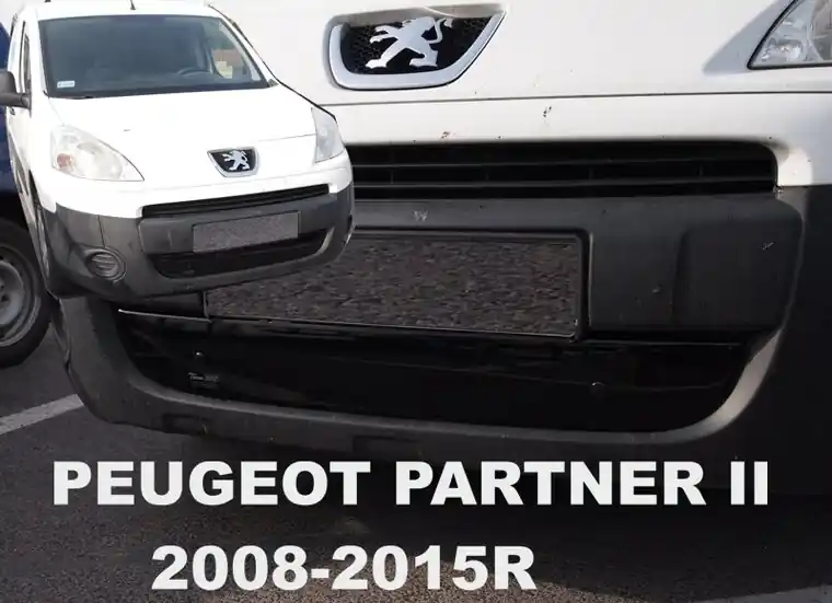 Zimní clona Peugeot Partner II Partner II Tepee (2008 - 2015) do nárazníku - Heko Vrácení Zdarma