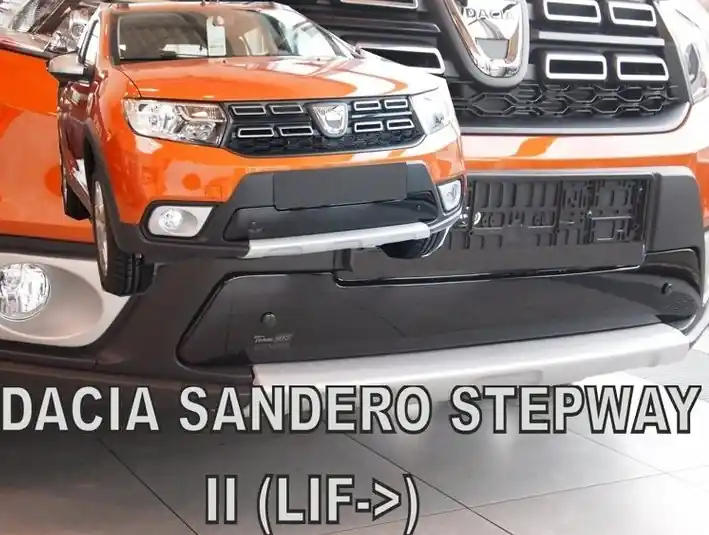 Zlevněný Zimní clona Dacia Sandero II Stepway Facelift (2017 - 2020) do nárazníku - Heko