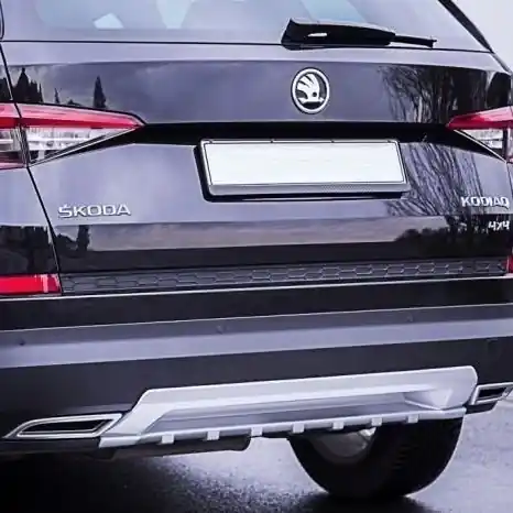Akce Difuzor zadního nárazníku Škoda Kodiaq I (2016 - 2024), stříbrný MILOTEC