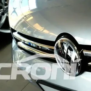 Nerezové lišty na přední masku Volkswagen Golf VII (2012 - 2016) - sada 4 ks - Croni Hit Sezóny