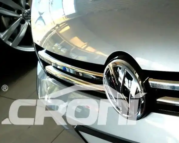 Nerezové lišty na přední masku Volkswagen Golf VII (2012 - 2016) - sada 4 ks - Croni Hit Sezóny