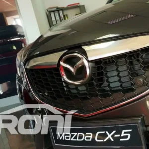 Novinka Nerezové lišty na přední masku Mazda CX-5 I (2011 - 2014) - sada 2 ks - Croni