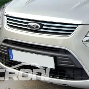 Hit Sezóny Nerezové lišty na přední masku Ford Kuga I (2008 - 2012) - sada 3 ks - Croni