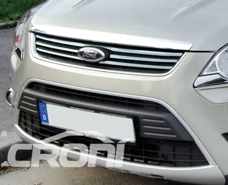 Hit Sezóny Nerezové lišty na přední masku Ford Kuga I (2008 - 2012) - sada 3 ks - Croni