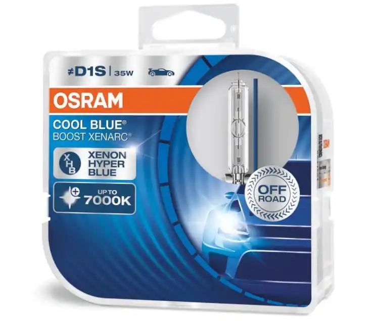 Xenonové výbojky D1S OSRAM Cool Blue Boost 7000K° (DUO BOX 2 ks) Výprodej