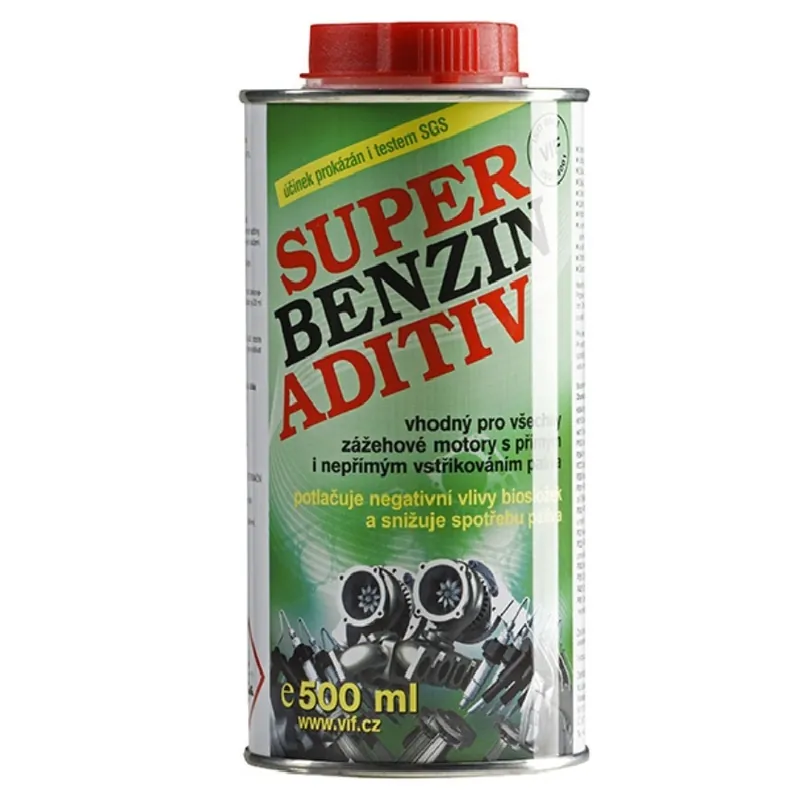 Značkový VIF super benzin aditiv, aditivum do benzínu, 500 ml
