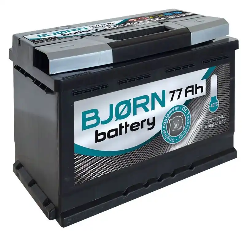 Autobaterie BJORN 77 Ah 12V (770 A EN) s magickým okem - model BA0770 Bezpečná Platba