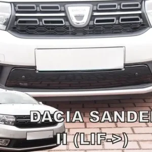 Zimní clona Dacia Sandero II Facelift (2017 - 2020) do nárazníku - Heko Novinka