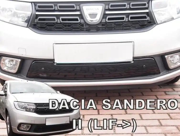 Zimní clona Dacia Sandero II Facelift (2017 - 2020) do nárazníku - Heko Novinka
